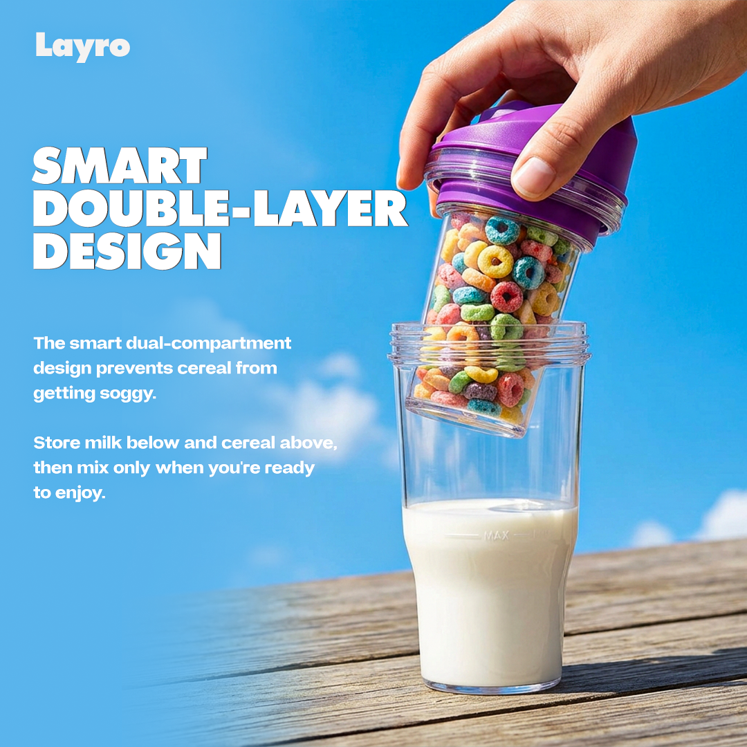 Double Layer Breakfast Cup