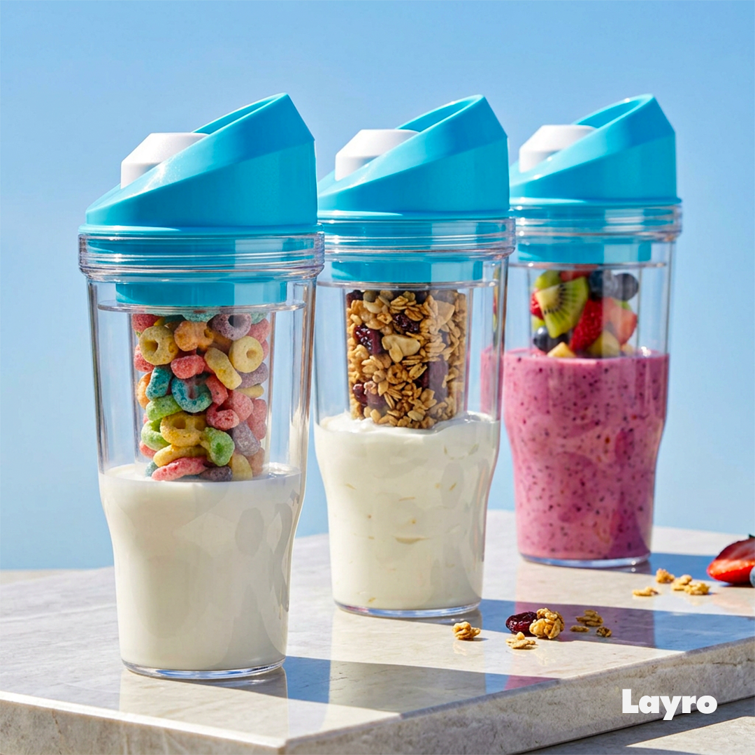 Double Layer Breakfast Cup