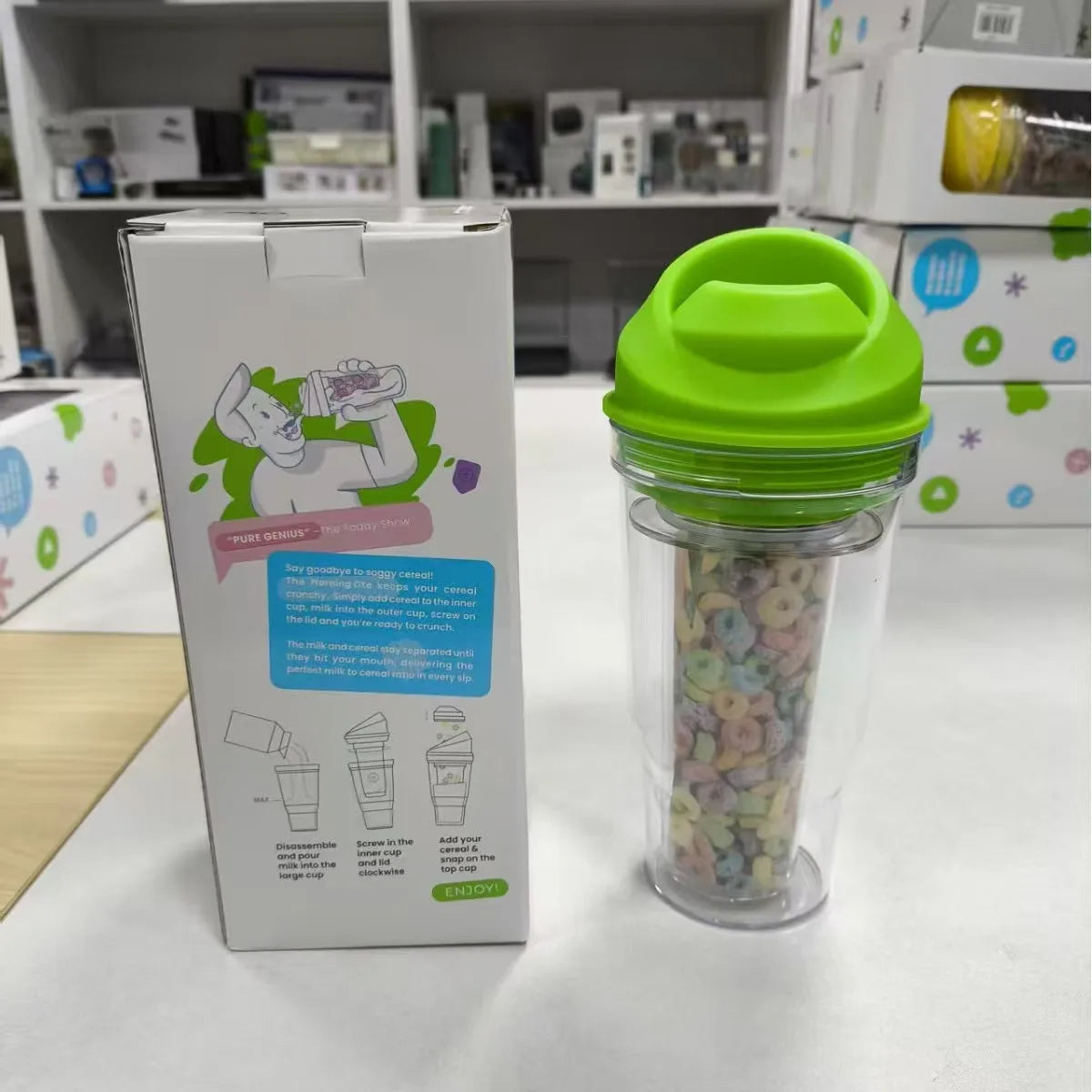 Double Layer Breakfast Cup