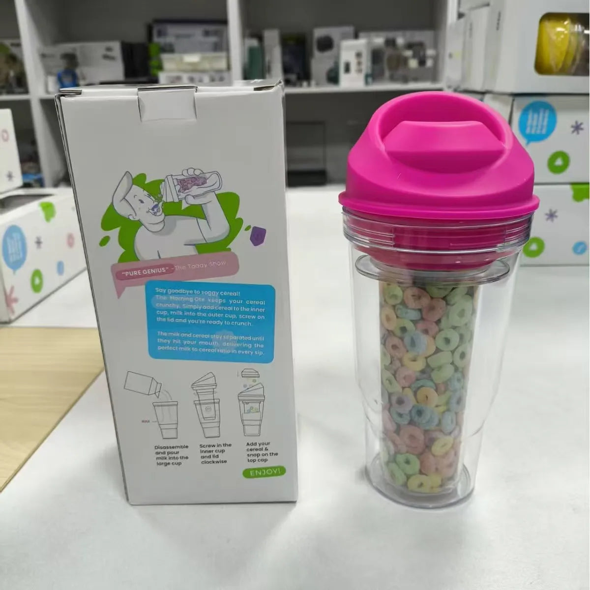 Double Layer Breakfast Cup