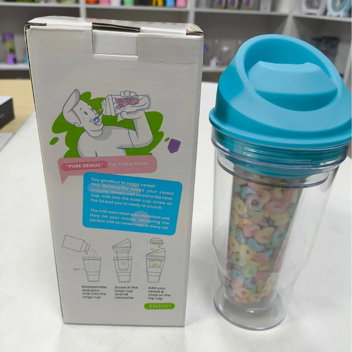 Double Layer Breakfast Cup